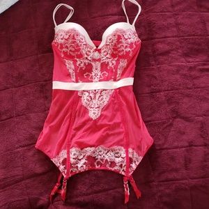 Longline teddy/shapewear/sli0